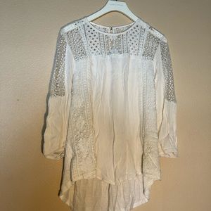 Knox Rose Women's 3/4 Sleeve Peasant Blouse